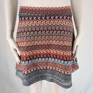 Topshop | Boho Mock Crochet Mini Skirt